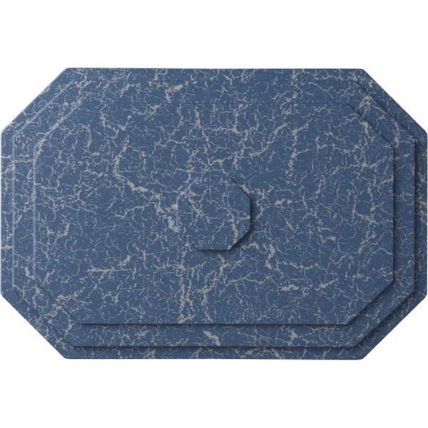 Ekena Millwork Felix Ceiling Medallion, Hand-Painted Americana Crackle, 25 1/4"W x 17 1/4"H x 1 3/4"P CM25FEAMC - main